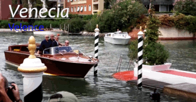 Imagen simbólica de actores conocidos en Venecia
