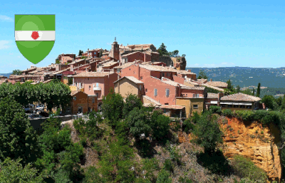 Imagen simbólica Roussillon (Vaucluse) Provincia Alpes-Costa Azul